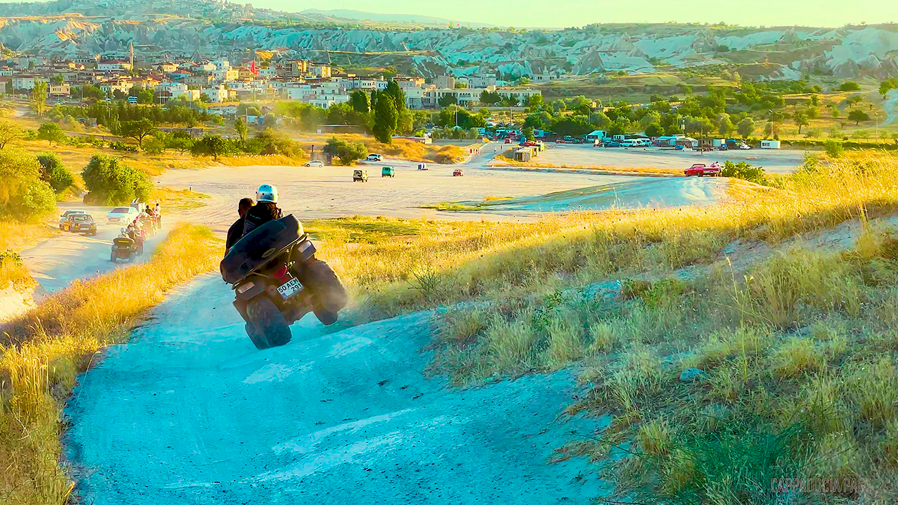 Sunset cappadociaAtv