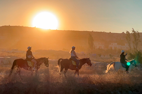 Sunset Horse Riding