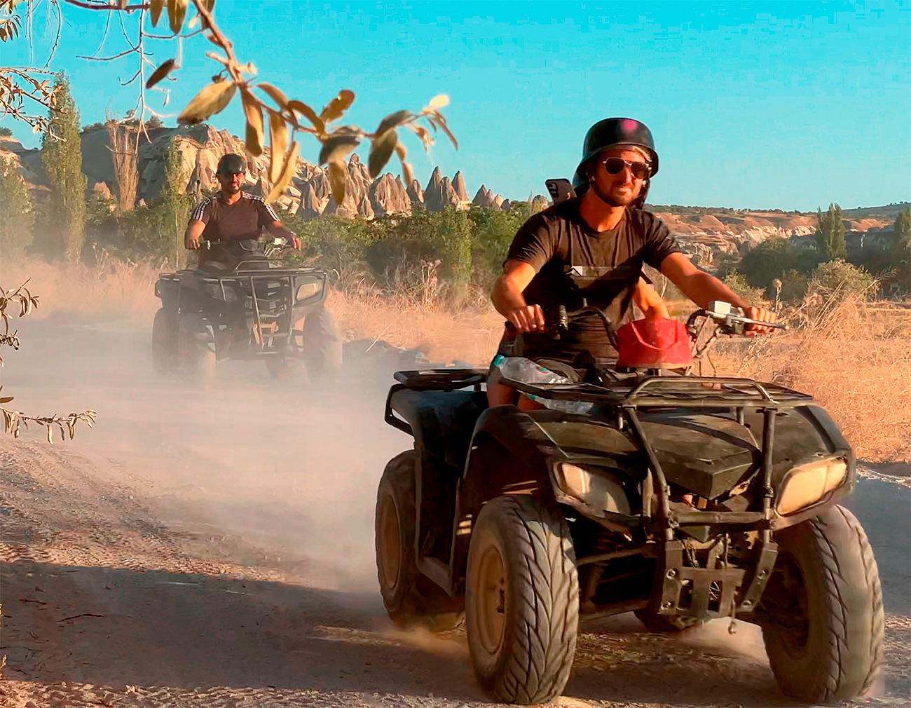 kapadokya atv turu gün batımı