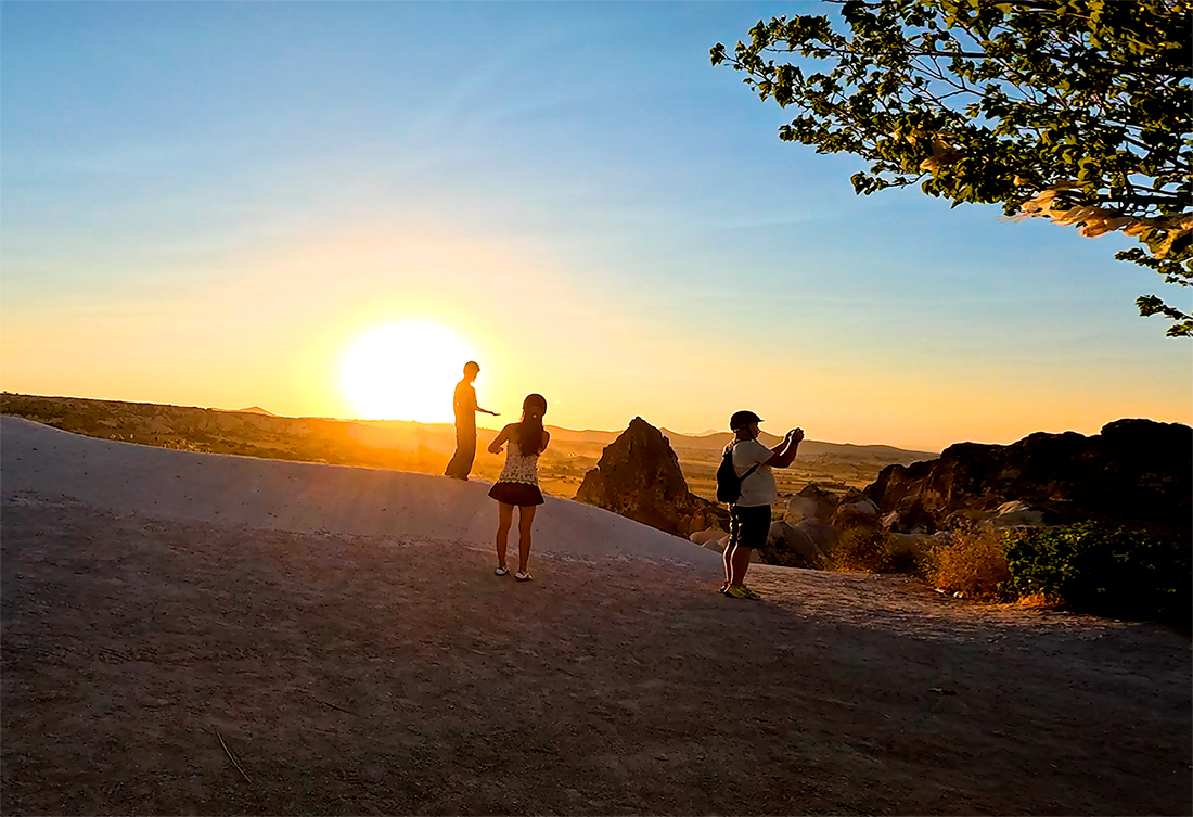 gün batımı kapadokya
