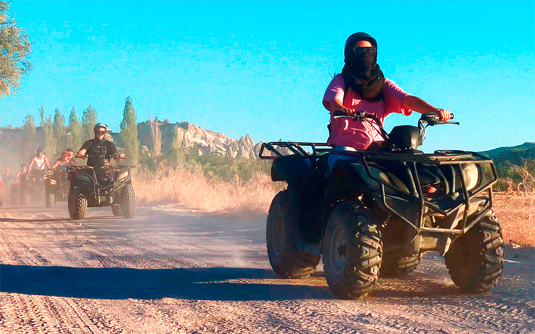 atv turu kapadokya gün batımı